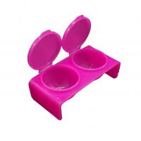 Палитра для смешивания красок с крышкой, 2 ёмкости